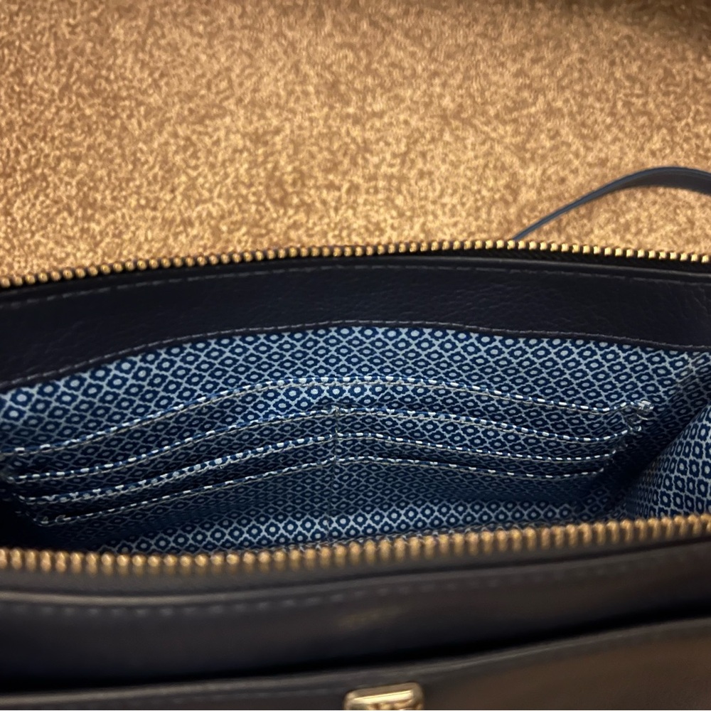BRIGHTON CROSS BODY BAG - BLUE - GENTLY USED. - Picture 8 of 9